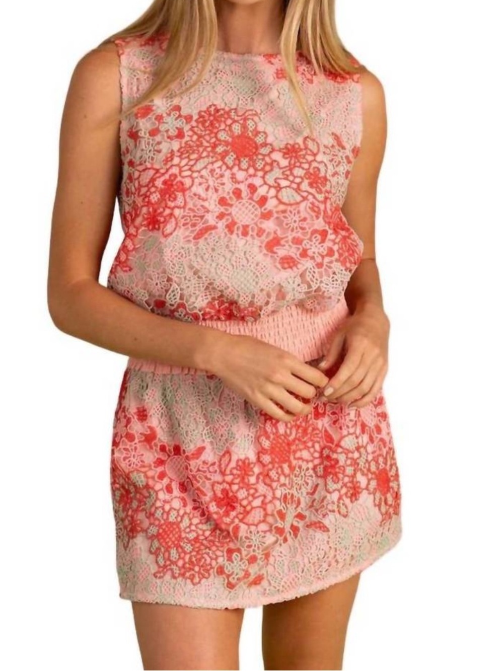 NWT S’edge Crochet Skort Set Lennon Tank Leslie Skort Size L